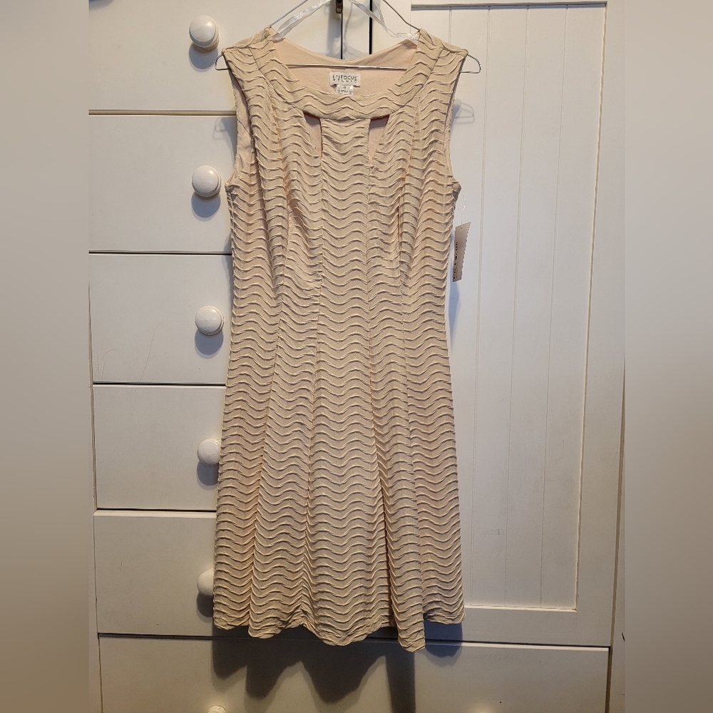 Enfocus Studio Textured Pleated Women's Dress Size 8